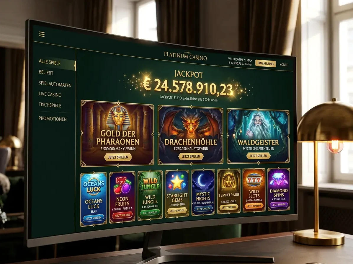 Aphrodite — Spielsaal und Angebot